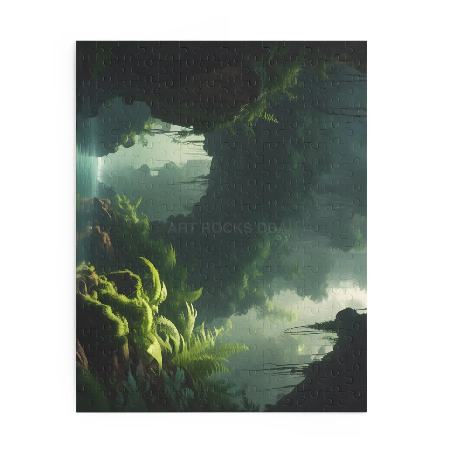 Mystic Forest River Puzzle — Scenic 120/252/500-Piece Jigsaw - Puzzle