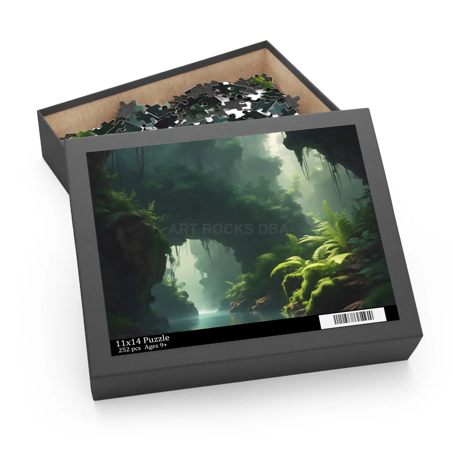 Mystic Forest River Puzzle — Scenic 120/252/500-Piece Jigsaw - Puzzle