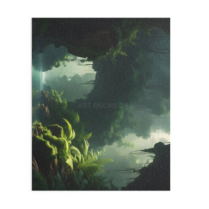 Mystic Forest River Puzzle — Scenic 120/252/500-Piece Jigsaw - Puzzle