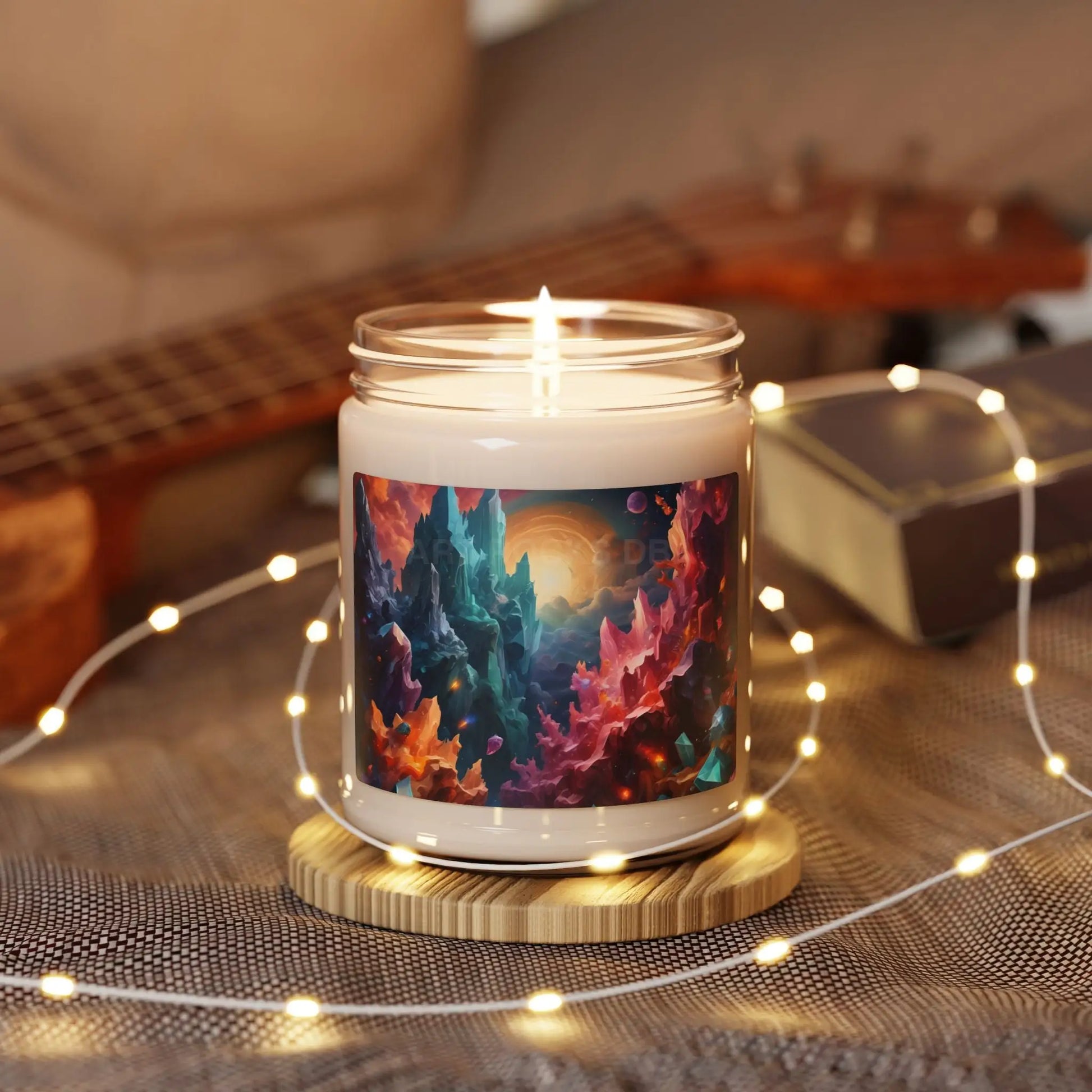 Mystic Mountain Sunrise Relaxing Aromatherapy Candle Home Decor Gift for Her Eco-Friendly Soy Wax - Home Decor