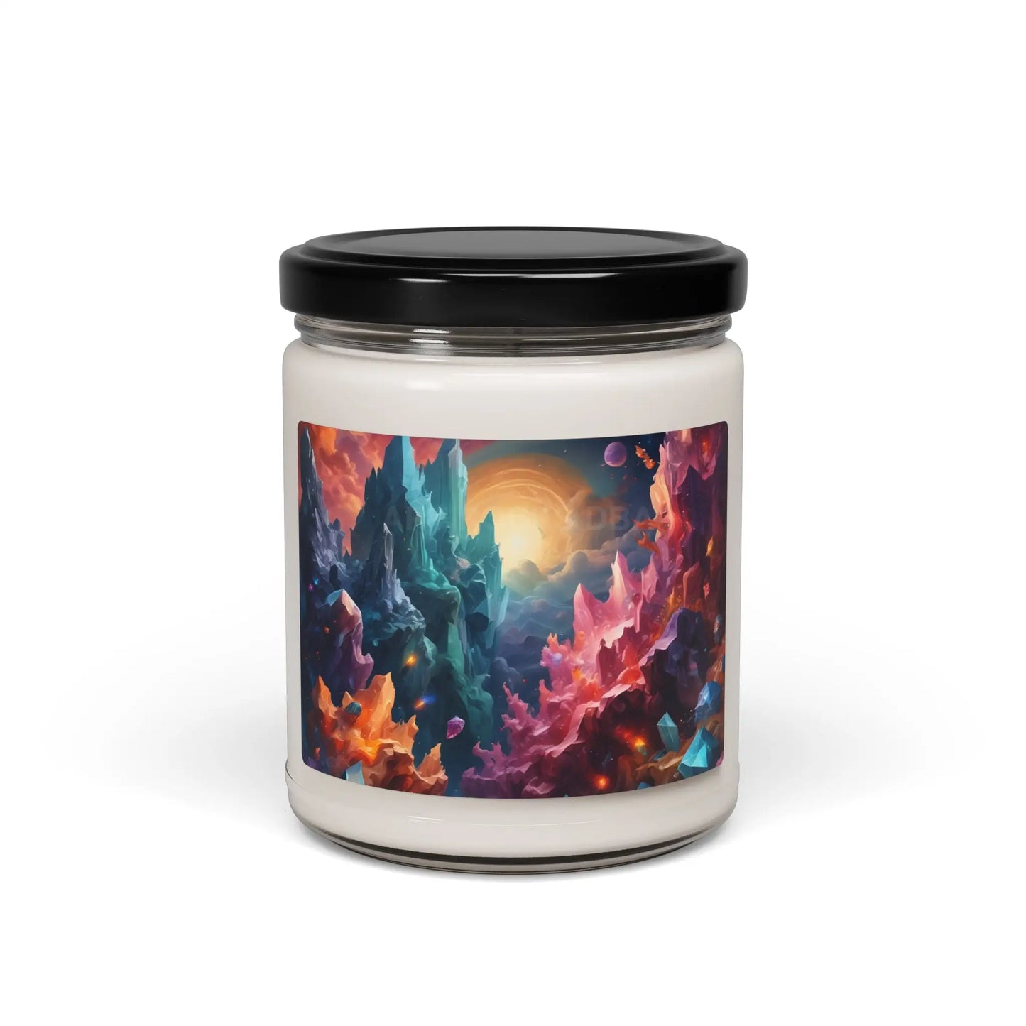 Mystic Mountain Sunrise Relaxing Aromatherapy Candle Home Decor Gift for Her Eco-Friendly Soy Wax - Sea Salt + Orchid