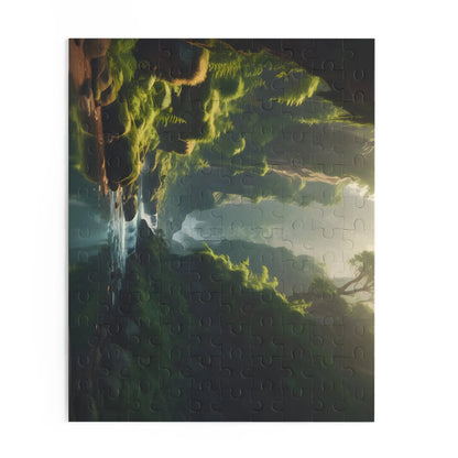 Mystical Fern Forest River Puzzle — Scenic 120/252/500-Piece Jigsaw - Puzzle