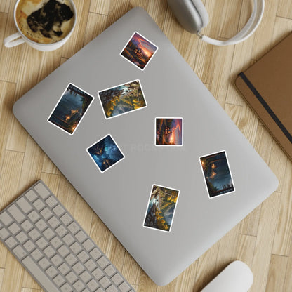 Mystical Forest Sticker Sheet Bundle Nature Stickers for Scrapbooking Planner Accessories Gift for Nature Lovers