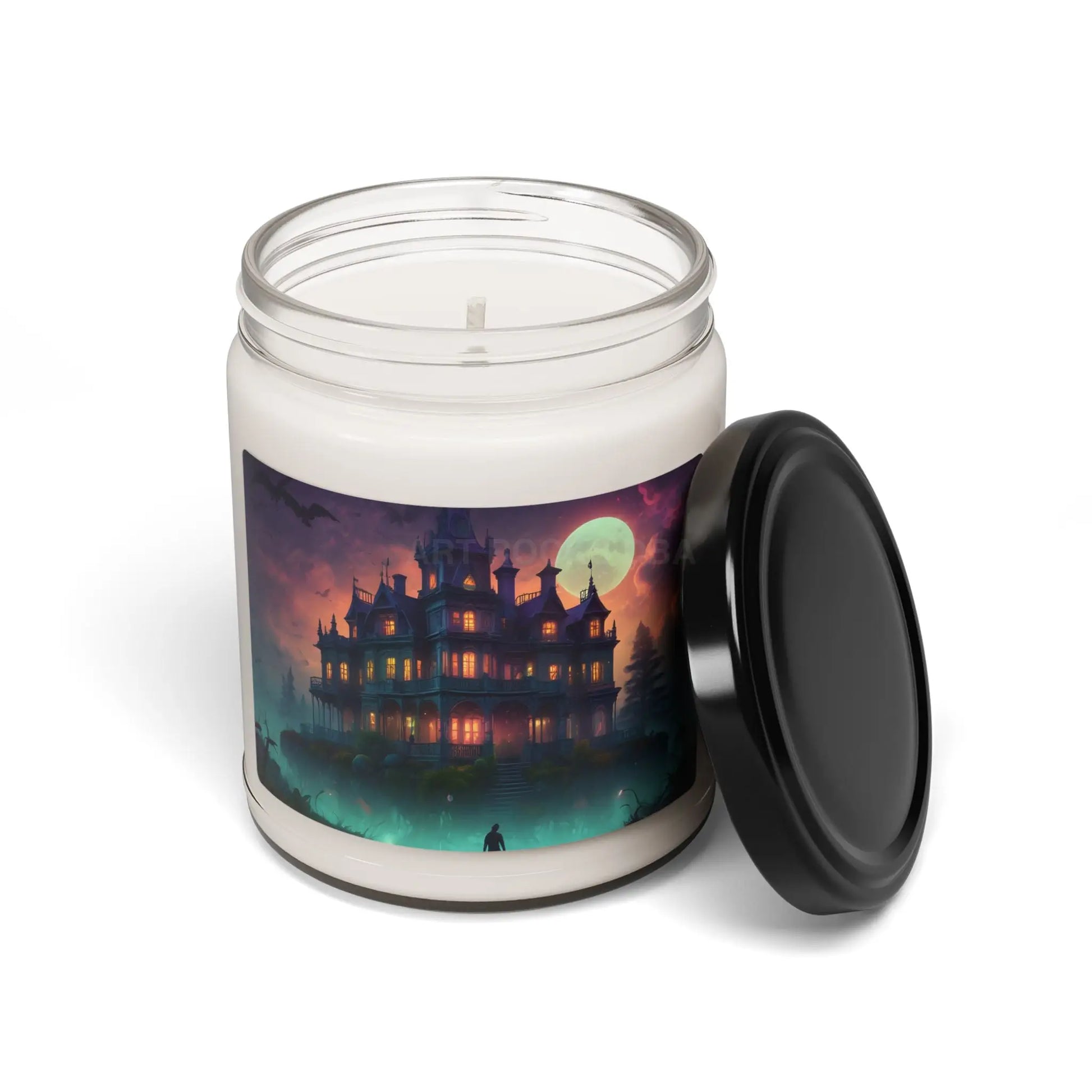 Mystical Haunted House Scented Soy Candle | 9oz Aromatherapy | Perfect for Halloween Cozy Nights Home Decor Gifts