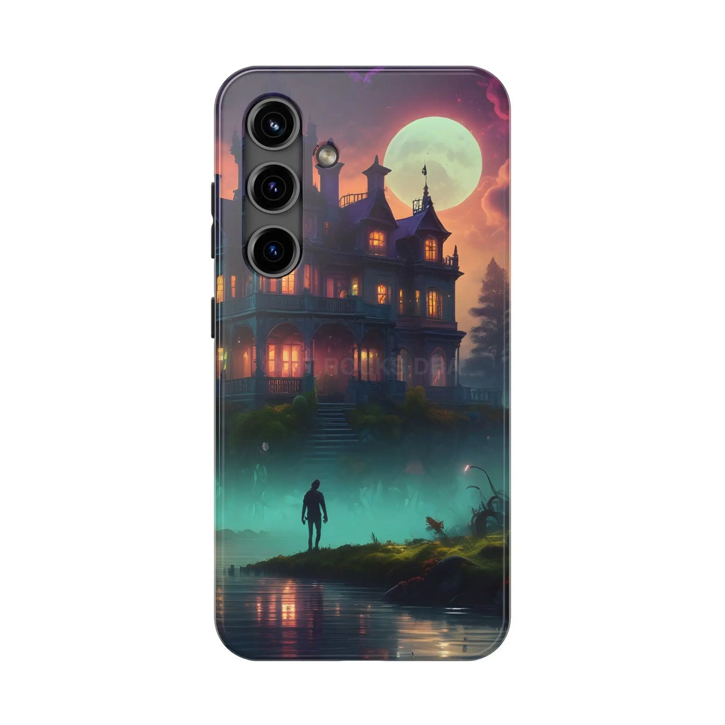 Mystical Haunted Mansion Phone Cases Tough Phone Cover Spooky Gift Halloween Decor Unique Phone Accessory - Samsung