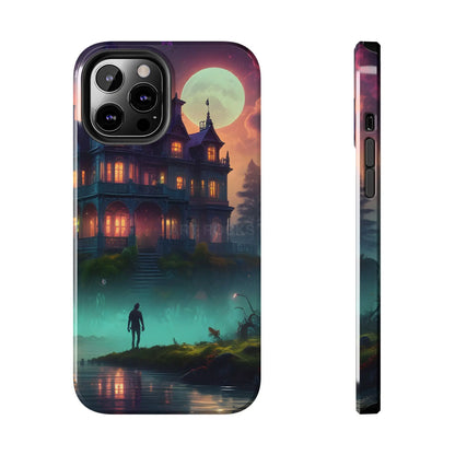 Mystical Haunted Mansion Phone Cases Tough Phone Cover Spooky Gift Halloween Decor Unique Phone Accessory - iPhone 12