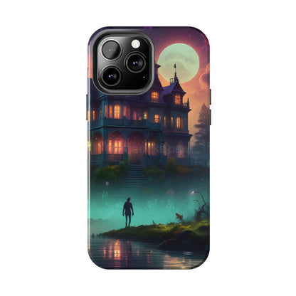 Mystical Haunted Mansion Phone Cases Tough Phone Cover Spooky Gift Halloween Decor Unique Phone Accessory - Phone Case