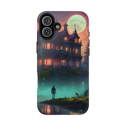 Mystical Haunted Mansion Phone Cases Tough Phone Cover Spooky Gift Halloween Decor Unique Phone Accessory - iPhone 16