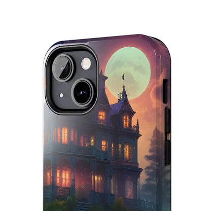 Mystical Haunted Mansion Phone Cases Tough Phone Cover Spooky Gift Halloween Decor Unique Phone Accessory - Phone Case