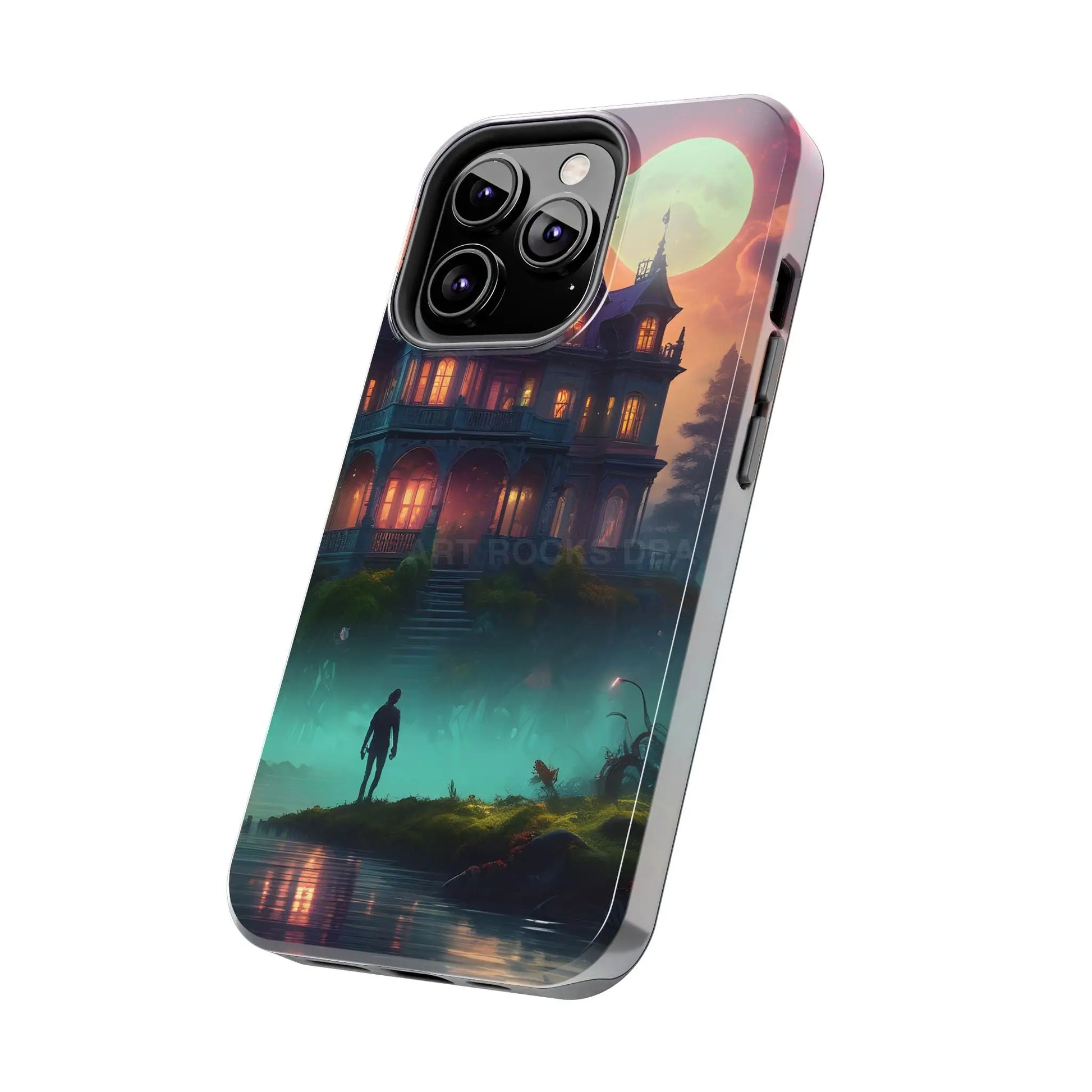 Mystical Haunted Mansion Phone Cases Tough Phone Cover Spooky Gift Halloween Decor Unique Phone Accessory - Phone Case