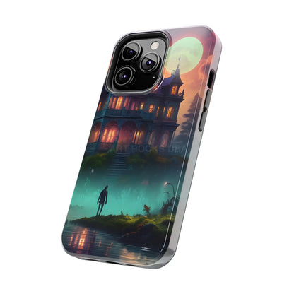 Mystical Haunted Mansion Phone Cases Tough Phone Cover Spooky Gift Halloween Decor Unique Phone Accessory - Phone Case