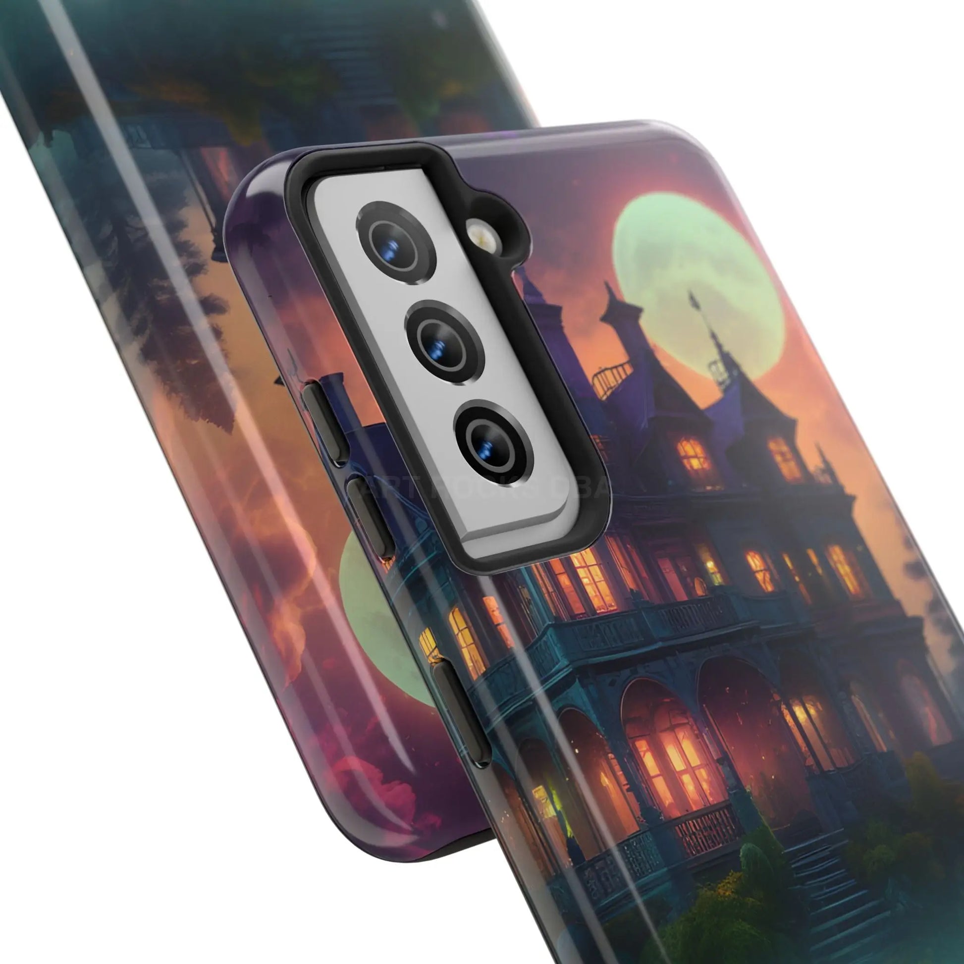 Mystical Haunted Mansion Phone Cases Tough Phone Cover Spooky Gift Halloween Decor Unique Phone Accessory - Phone Case