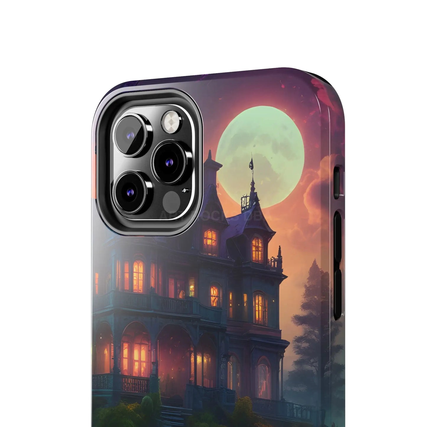 Mystical Haunted Mansion Phone Cases Tough Phone Cover Spooky Gift Halloween Decor Unique Phone Accessory - Phone Case