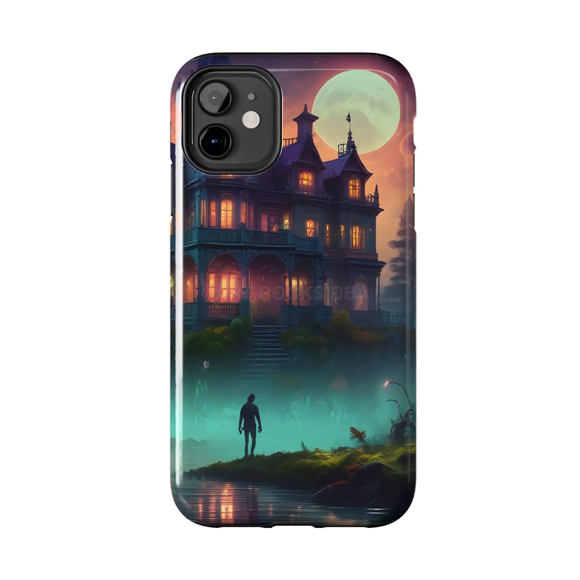 Mystical Haunted Mansion Phone Cases Tough Phone Cover Spooky Gift Halloween Decor Unique Phone Accessory - Phone Case