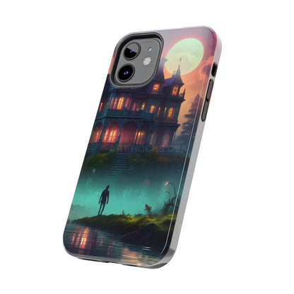 Mystical Haunted Mansion Phone Cases Tough Phone Cover Spooky Gift Halloween Decor Unique Phone Accessory - Phone Case