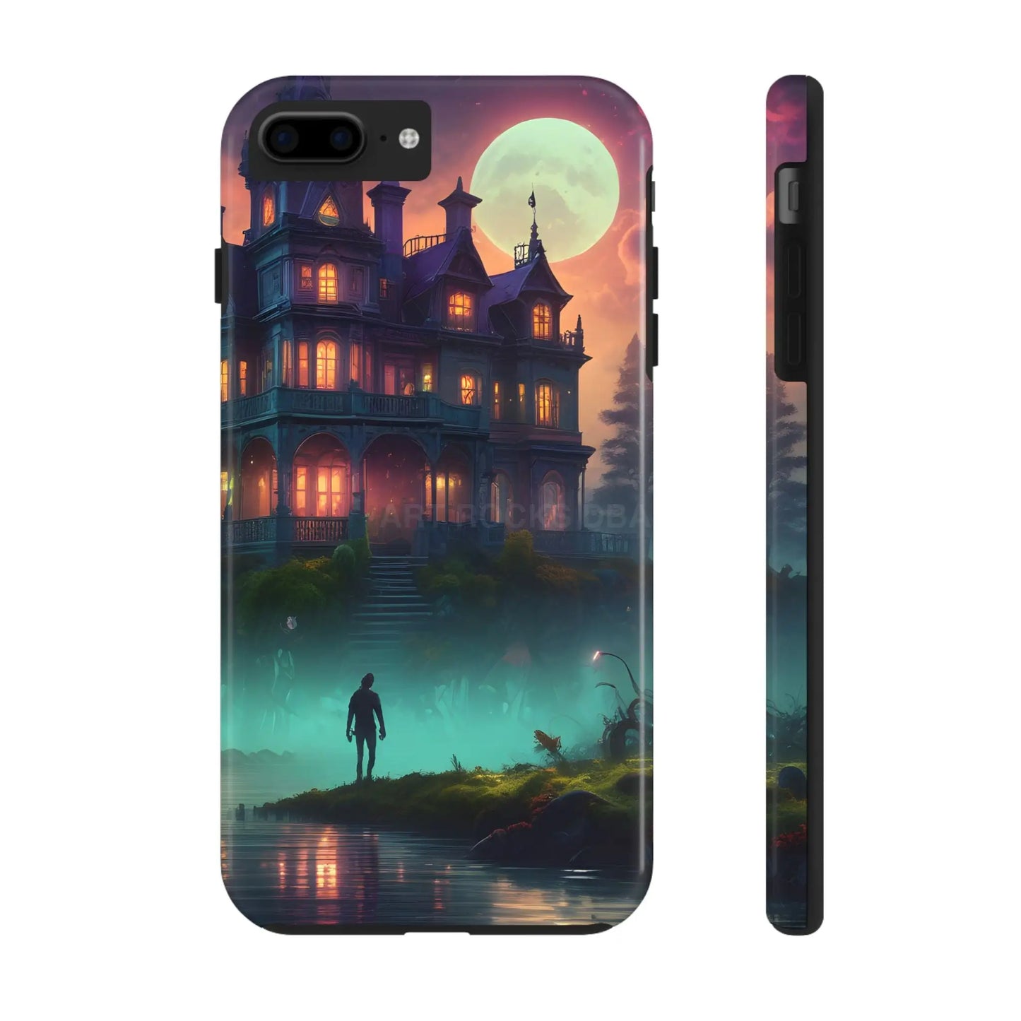 Mystical Haunted Mansion Phone Cases Tough Phone Cover Spooky Gift Halloween Decor Unique Phone Accessory - iPhone 7