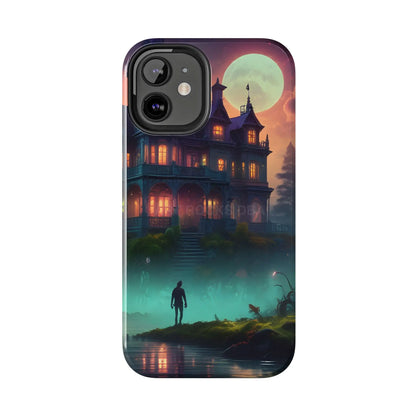 Mystical Haunted Mansion Phone Cases Tough Phone Cover Spooky Gift Halloween Decor Unique Phone Accessory - Phone Case