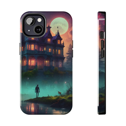 Mystical Haunted Mansion Phone Cases Tough Phone Cover Spooky Gift Halloween Decor Unique Phone Accessory - iPhone 13