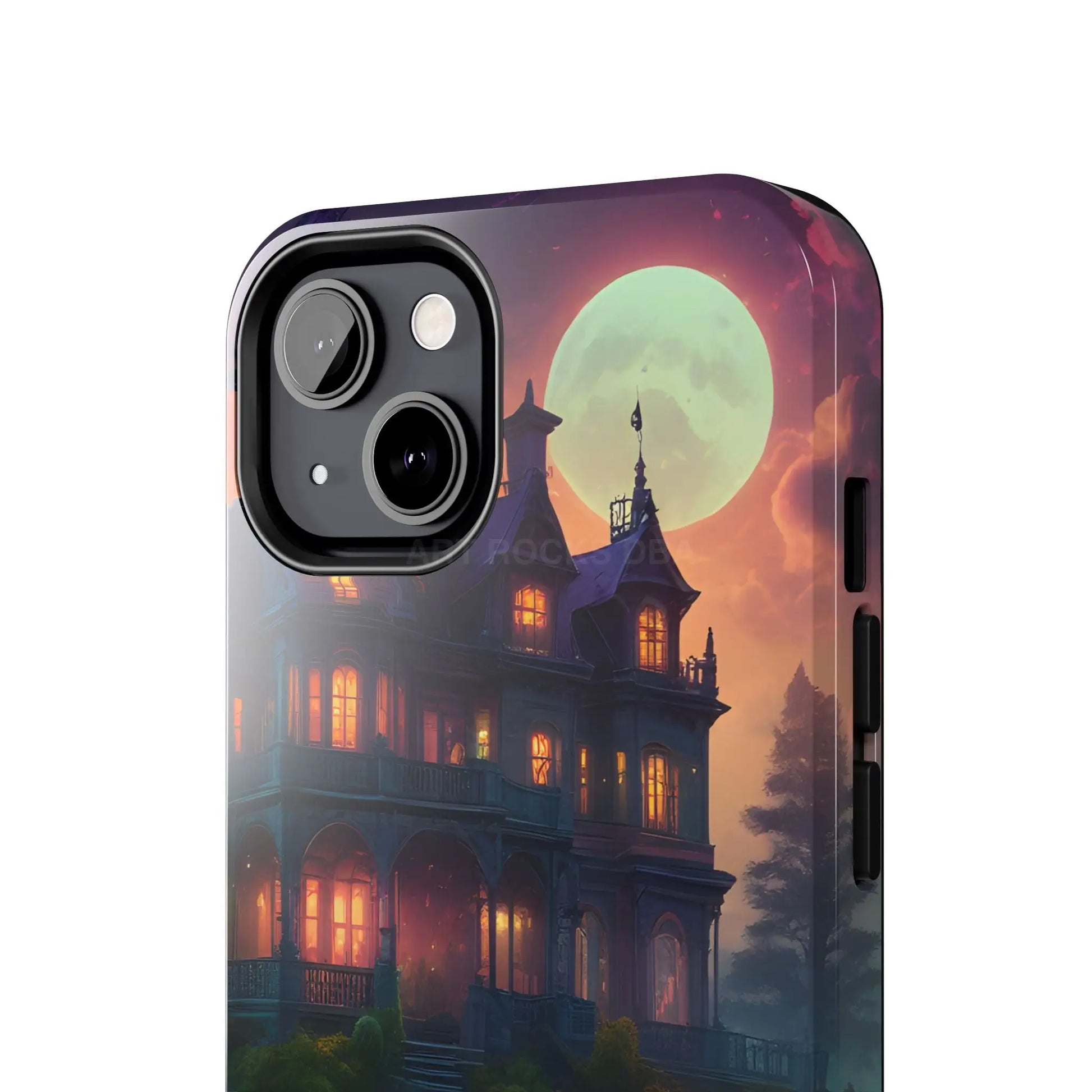 Mystical Haunted Mansion Phone Cases Tough Phone Cover Spooky Gift Halloween Decor Unique Phone Accessory - Phone Case