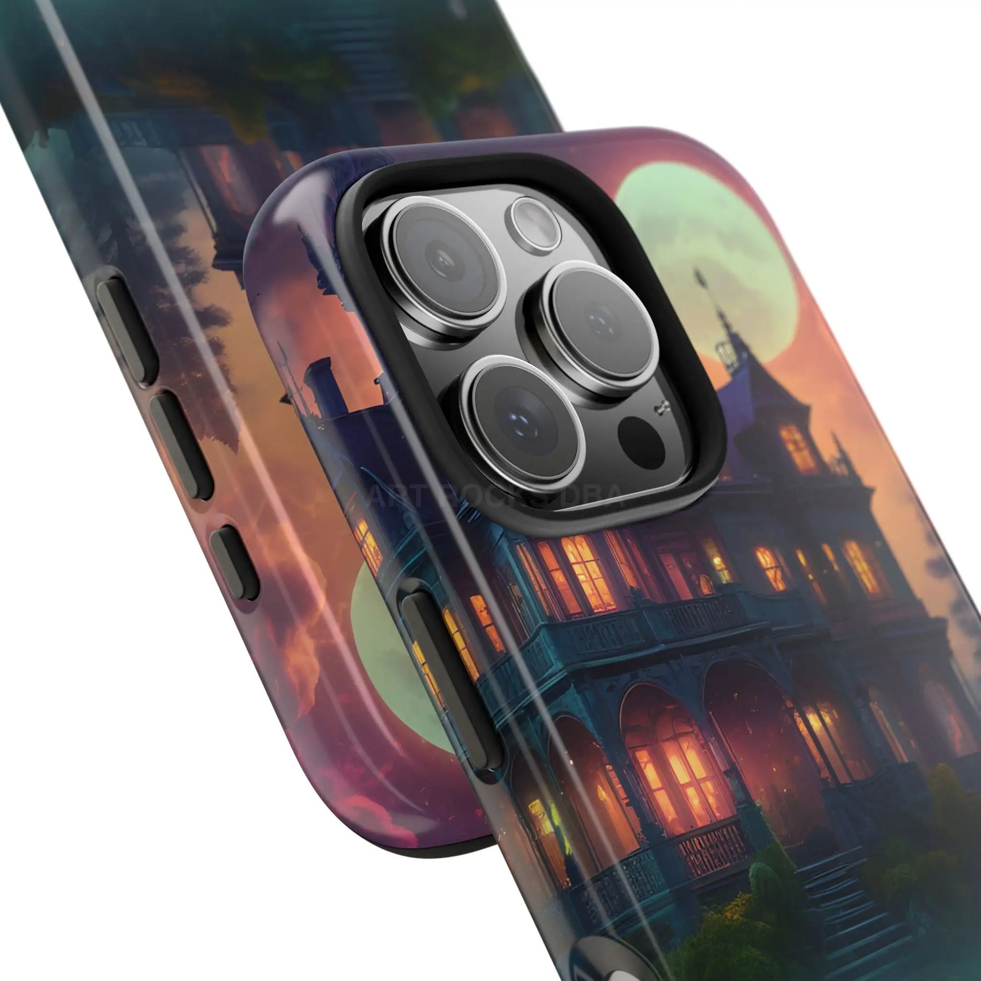 Mystical Haunted Mansion Phone Cases Tough Phone Cover Spooky Gift Halloween Decor Unique Phone Accessory - Phone Case