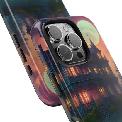 Mystical Haunted Mansion Phone Cases Tough Phone Cover Spooky Gift Halloween Decor Unique Phone Accessory - Phone Case