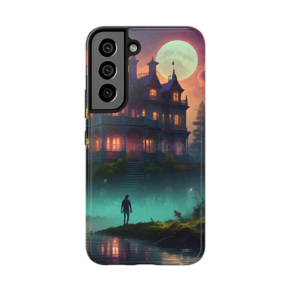 Mystical Haunted Mansion Phone Cases Tough Phone Cover Spooky Gift Halloween Decor Unique Phone Accessory - Samsung
