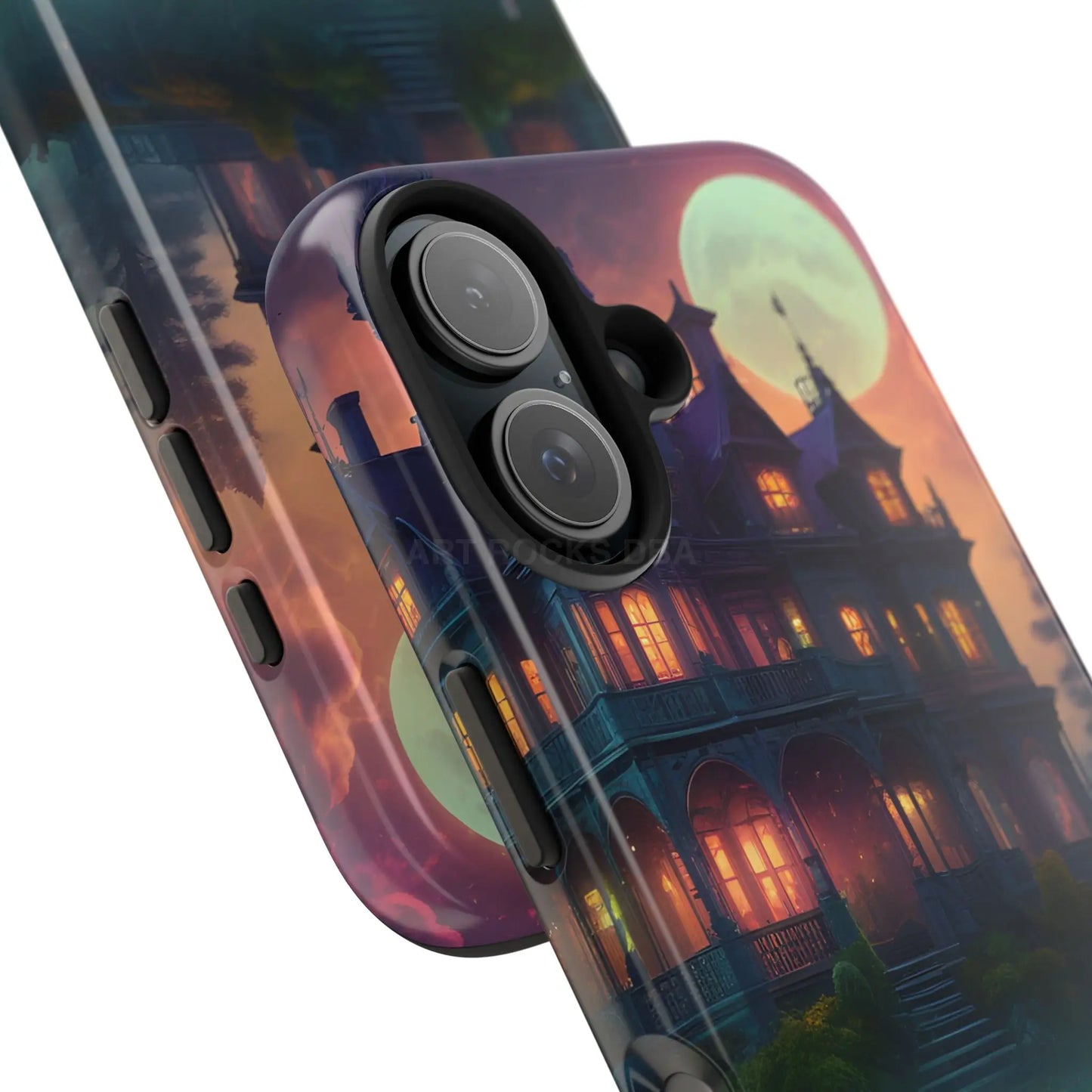 Mystical Haunted Mansion Phone Cases Tough Phone Cover Spooky Gift Halloween Decor Unique Phone Accessory - Phone Case