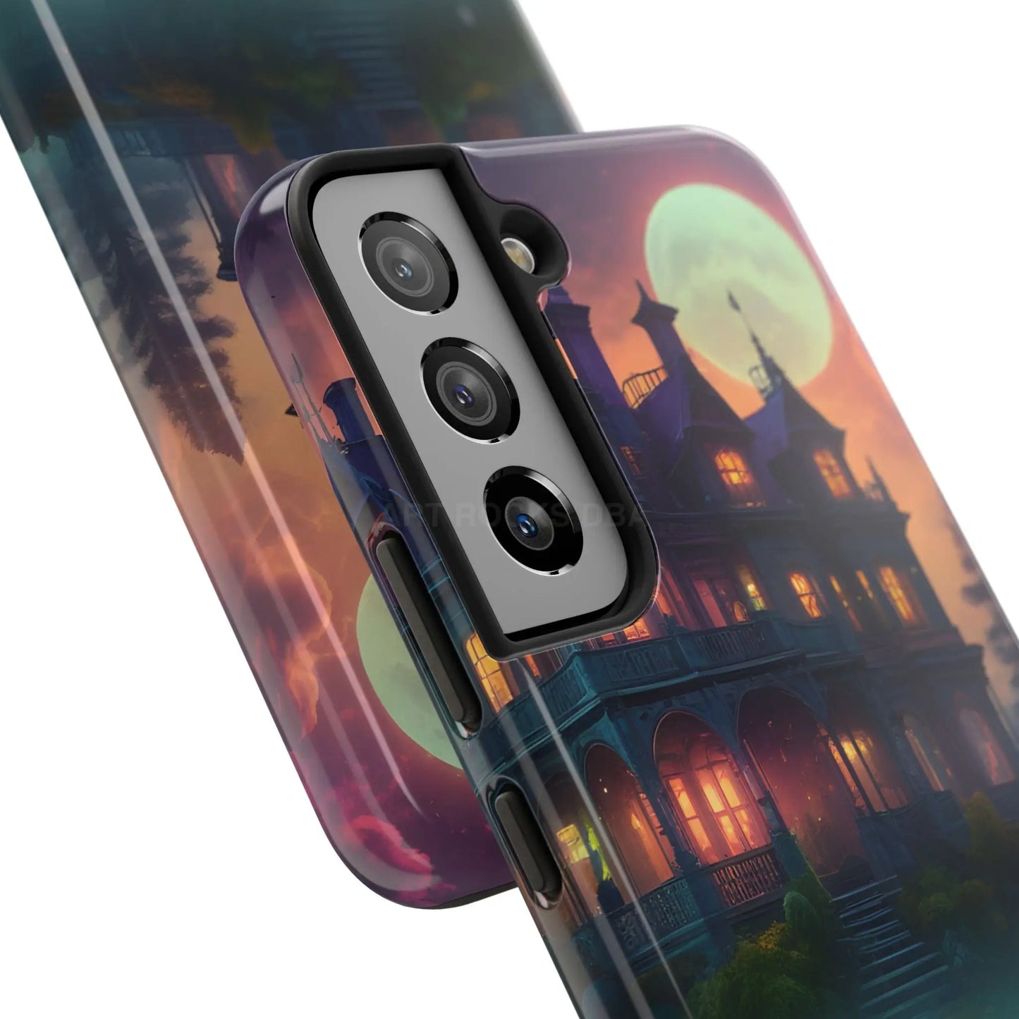 Mystical Haunted Mansion Phone Cases Tough Phone Cover Spooky Gift Halloween Decor Unique Phone Accessory - Phone Case