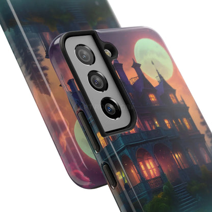 Mystical Haunted Mansion Phone Cases Tough Phone Cover Spooky Gift Halloween Decor Unique Phone Accessory - Phone Case