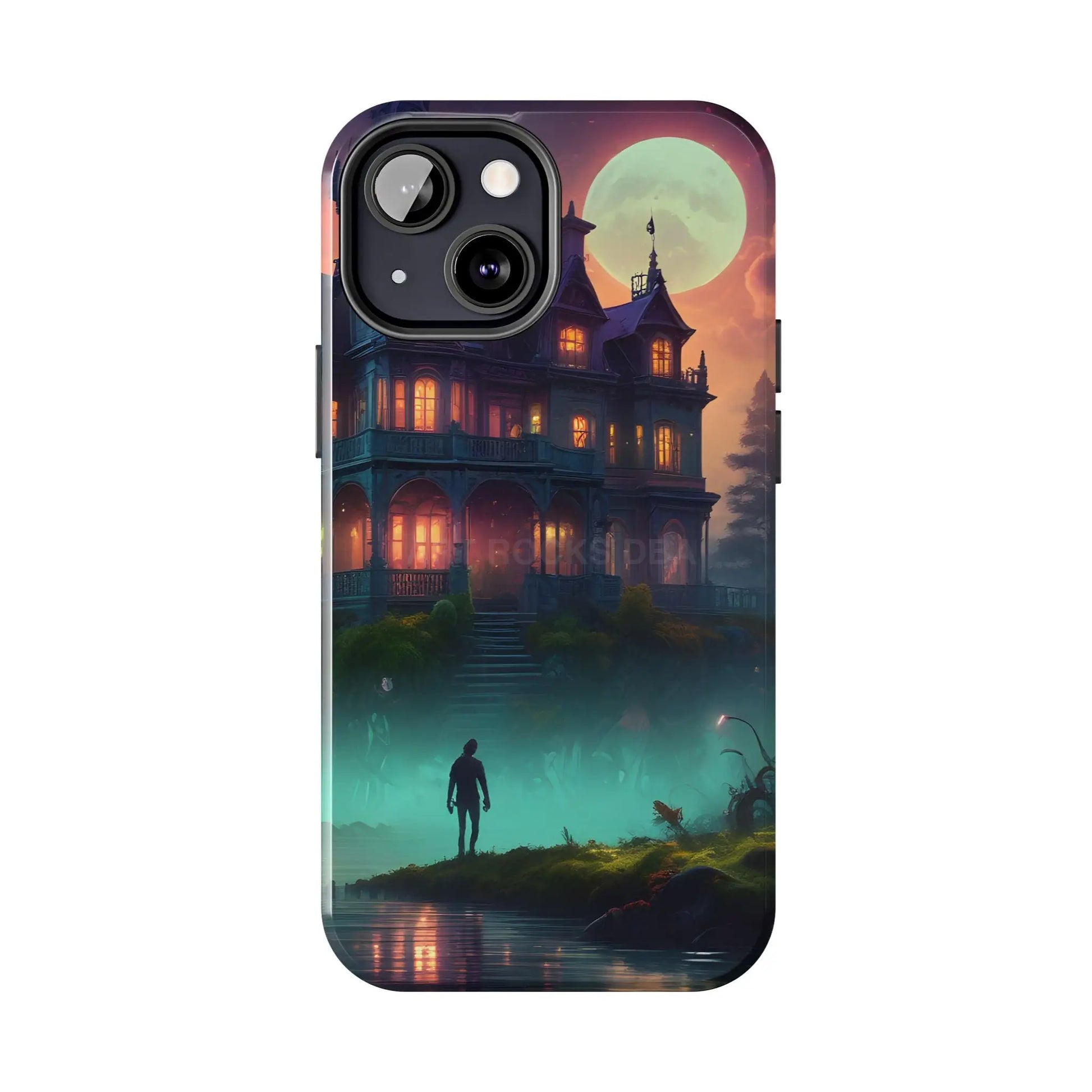Mystical Haunted Mansion Phone Cases Tough Phone Cover Spooky Gift Halloween Decor Unique Phone Accessory - Phone Case