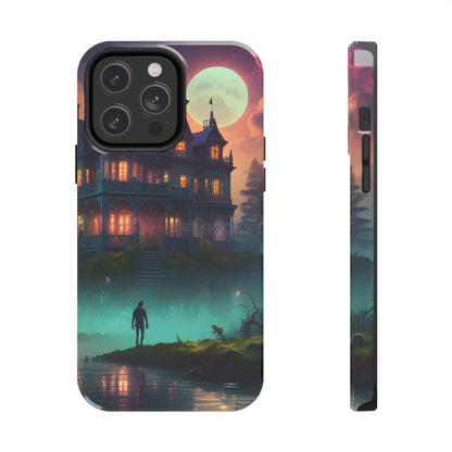Mystical Haunted Mansion Phone Cases Tough Phone Cover Spooky Gift Halloween Decor Unique Phone Accessory - iPhone 14