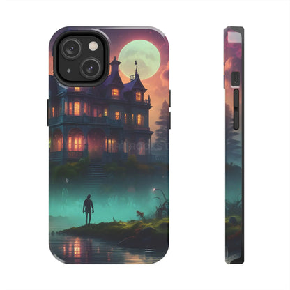 Mystical Haunted Mansion Phone Cases Tough Phone Cover Spooky Gift Halloween Decor Unique Phone Accessory - iPhone 14