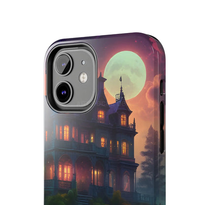 Mystical Haunted Mansion Phone Cases Tough Phone Cover Spooky Gift Halloween Decor Unique Phone Accessory - Phone Case