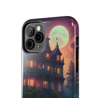 Mystical Haunted Mansion Phone Cases Tough Phone Cover Spooky Gift Halloween Decor Unique Phone Accessory - Phone Case