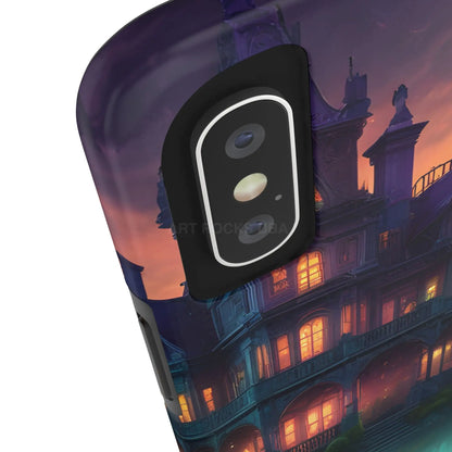 Mystical Haunted Mansion Phone Cases Tough Phone Cover Spooky Gift Halloween Decor Unique Phone Accessory - Phone Case