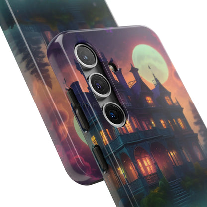 Mystical Haunted Mansion Phone Cases Tough Phone Cover Spooky Gift Halloween Decor Unique Phone Accessory - Phone Case