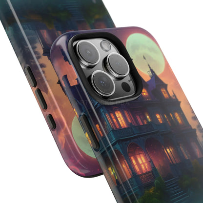 Mystical Haunted Mansion Phone Cases Tough Phone Cover Spooky Gift Halloween Decor Unique Phone Accessory - Phone Case