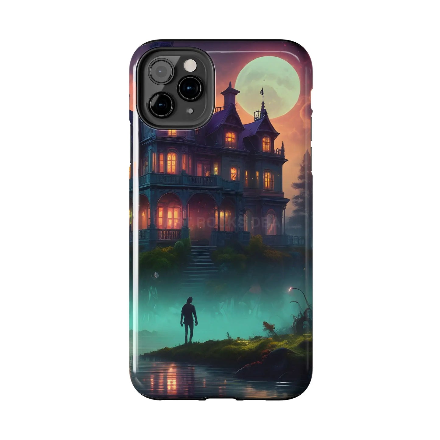 Mystical Haunted Mansion Phone Cases Tough Phone Cover Spooky Gift Halloween Decor Unique Phone Accessory - Phone Case