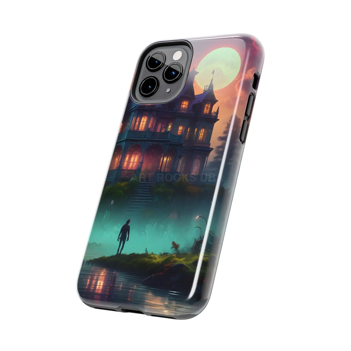 Mystical Haunted Mansion Phone Cases Tough Phone Cover Spooky Gift Halloween Decor Unique Phone Accessory - Phone Case