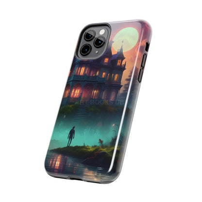 Mystical Haunted Mansion Phone Cases Tough Phone Cover Spooky Gift Halloween Decor Unique Phone Accessory - Phone Case