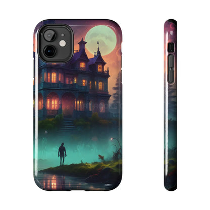 Mystical Haunted Mansion Phone Cases Tough Phone Cover Spooky Gift Halloween Decor Unique Phone Accessory - iPhone 11