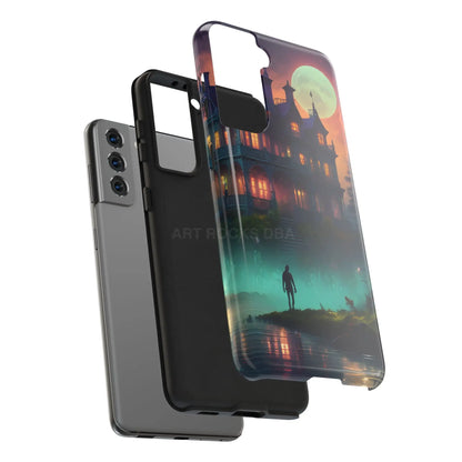 Mystical Haunted Mansion Phone Cases Tough Phone Cover Spooky Gift Halloween Decor Unique Phone Accessory - Phone Case