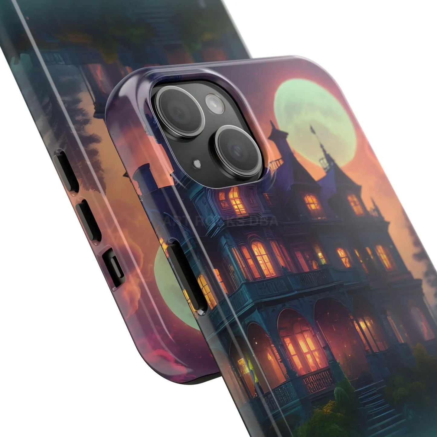 Mystical Haunted Mansion Phone Cases Tough Phone Cover Spooky Gift Halloween Decor Unique Phone Accessory - Phone Case