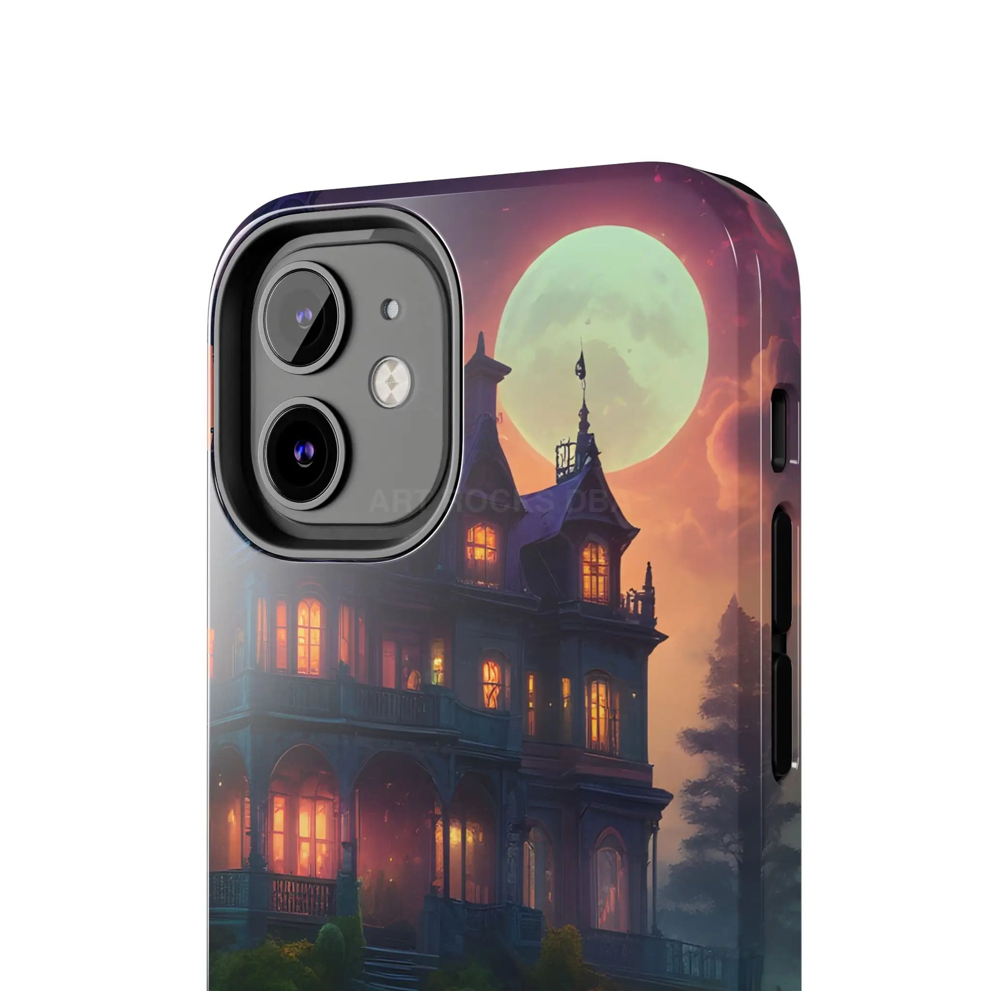 Mystical Haunted Mansion Phone Cases Tough Phone Cover Spooky Gift Halloween Decor Unique Phone Accessory - Phone Case