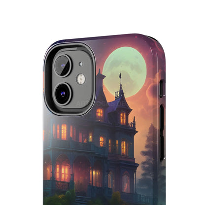 Mystical Haunted Mansion Phone Cases Tough Phone Cover Spooky Gift Halloween Decor Unique Phone Accessory - Phone Case