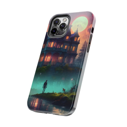 Mystical Haunted Mansion Phone Cases Tough Phone Cover Spooky Gift Halloween Decor Unique Phone Accessory - Phone Case