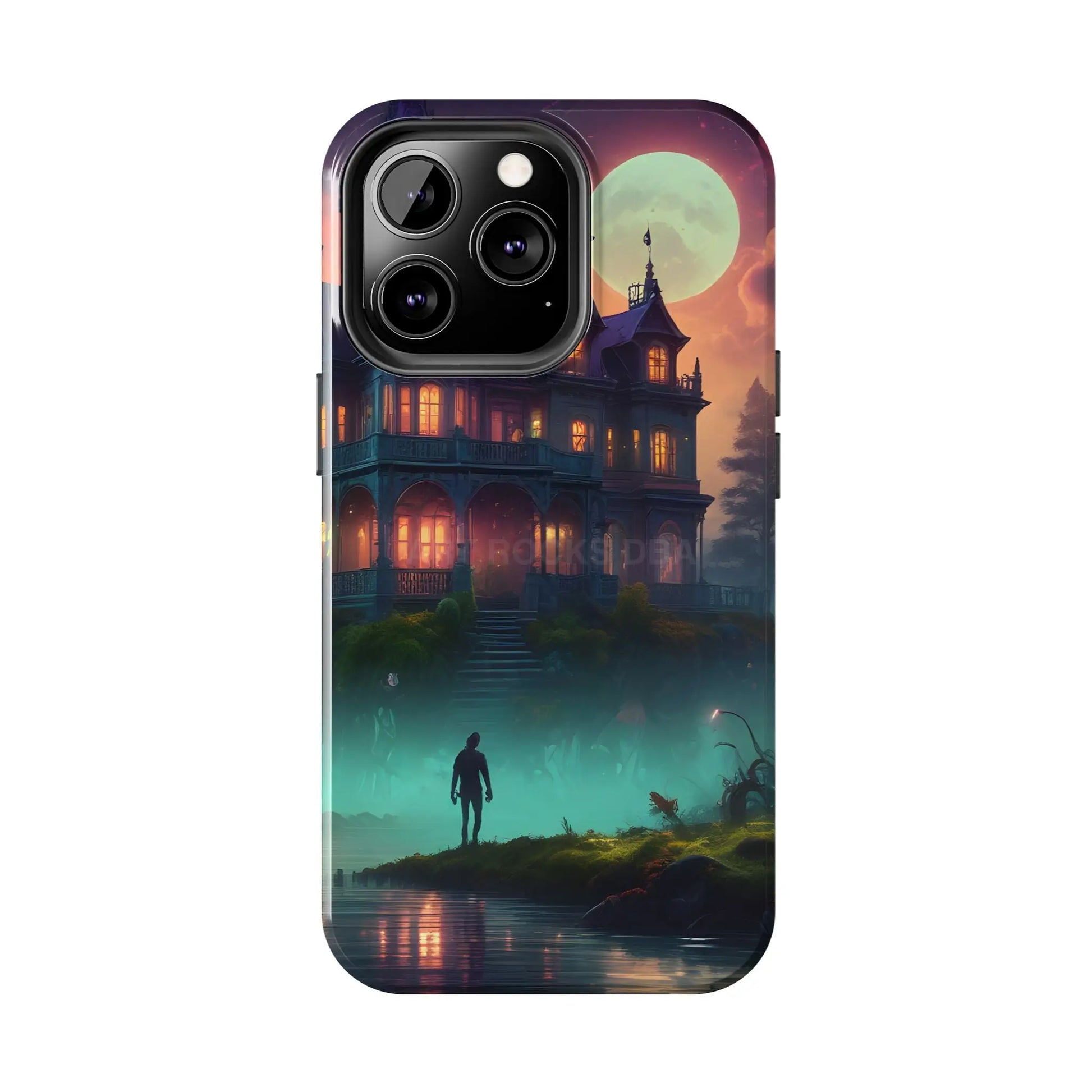 Mystical Haunted Mansion Phone Cases Tough Phone Cover Spooky Gift Halloween Decor Unique Phone Accessory - Phone Case