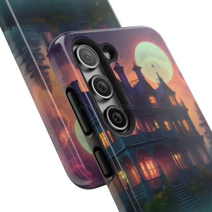 Mystical Haunted Mansion Phone Cases Tough Phone Cover Spooky Gift Halloween Decor Unique Phone Accessory - Phone Case