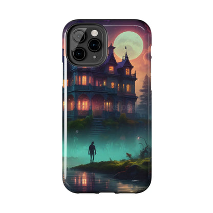 Mystical Haunted Mansion Phone Cases Tough Phone Cover Spooky Gift Halloween Decor Unique Phone Accessory - Phone Case