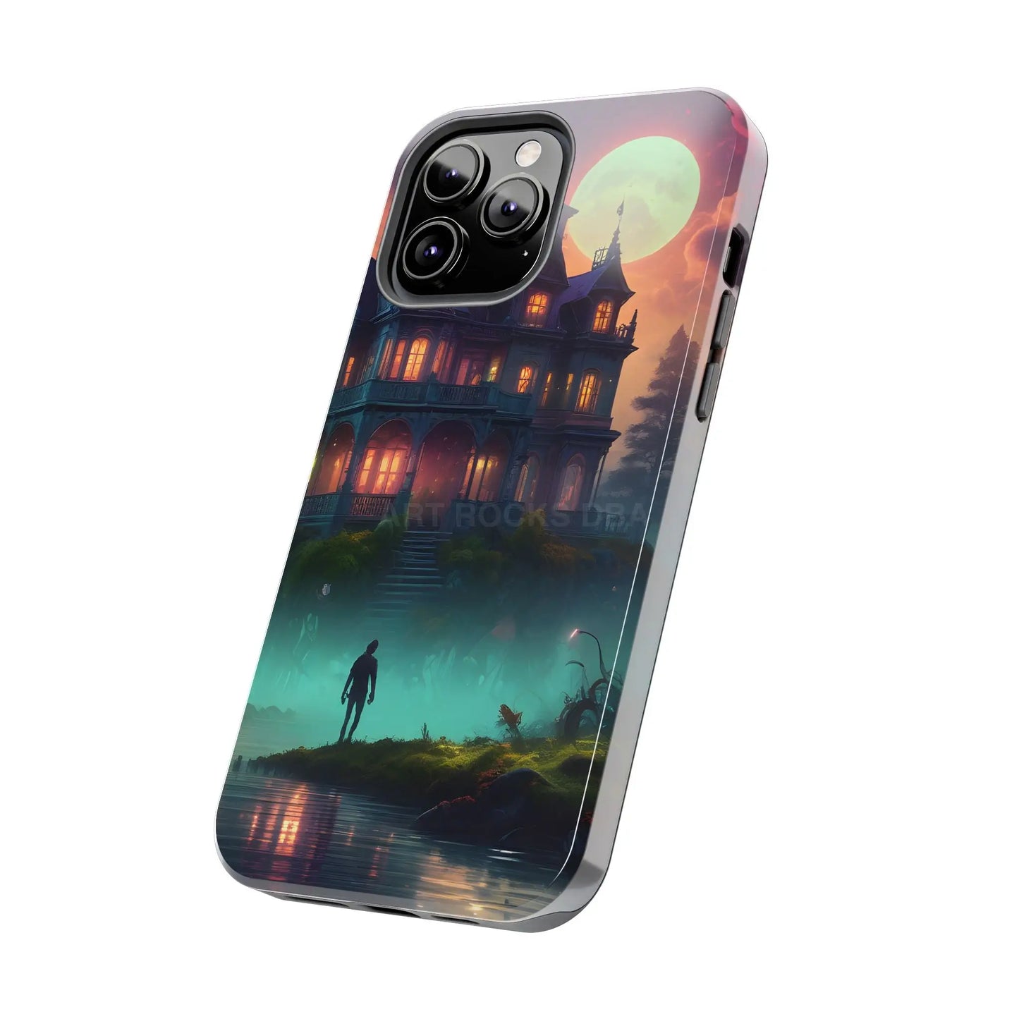 Mystical Haunted Mansion Phone Cases Tough Phone Cover Spooky Gift Halloween Decor Unique Phone Accessory - Phone Case